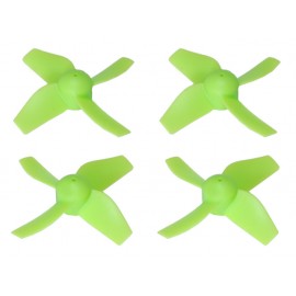 Plastic 4-Blade Propeller 31mm/0.8mm Shaft CW/CCW Set (GREEN)