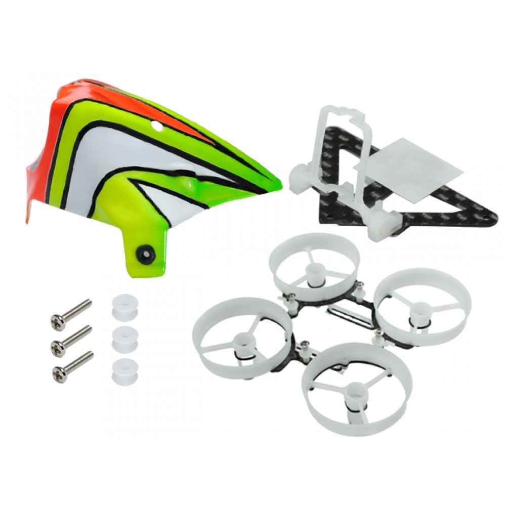 CNC Delrin/Double Carbon Fiber 65mm Ducted Frame/ Camera Mount/ Canopy Set - BLADE INDUCTRIX FPV CNC Delrin/Double Carbon Fiber 65mm Ducted Frame/ Camera Mount/ Canopy Set - BLADE INDUCTRIX FPV