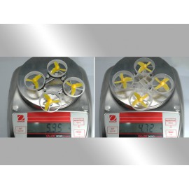 Delrin/Double Carbon Fiber 65mm Ducted Main Frame w/ 3-Blade Propeller 31mm/0.8mm Shaft combo Delrin/Double Carbon Fiber 65mm Ducted Main Frame w/ 3-Blade Propeller 31mm/0.8mm Shaft combo