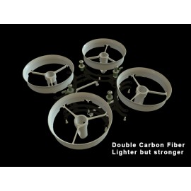 Delrin/Double Carbon Fiber 65mm Ducted Main Frame w/ 3-Blade Propeller 31mm/0.8mm Shaft combo Delrin/Double Carbon Fiber 65mm Ducted Main Frame w/ 3-Blade Propeller 31mm/0.8mm Shaft combo