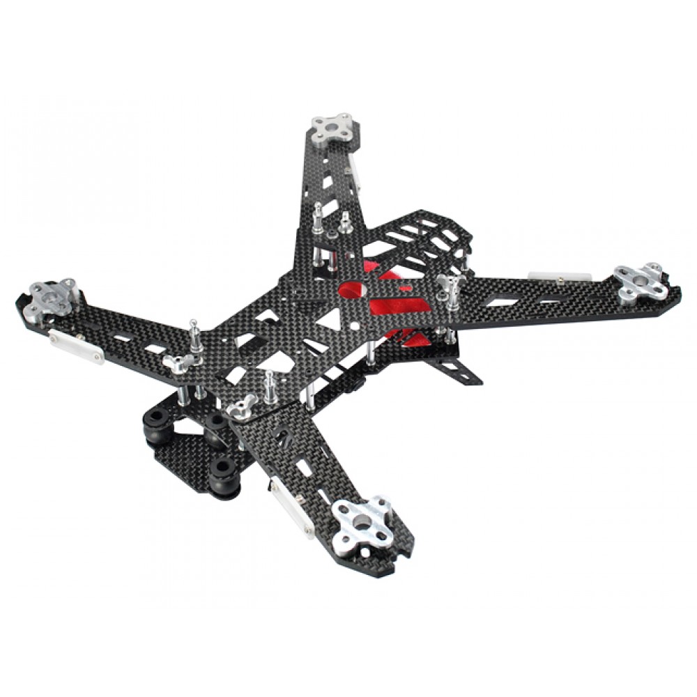 CNC AL/Carbon Fiber Racing Quadcopter Kit - BLADE MACH 25