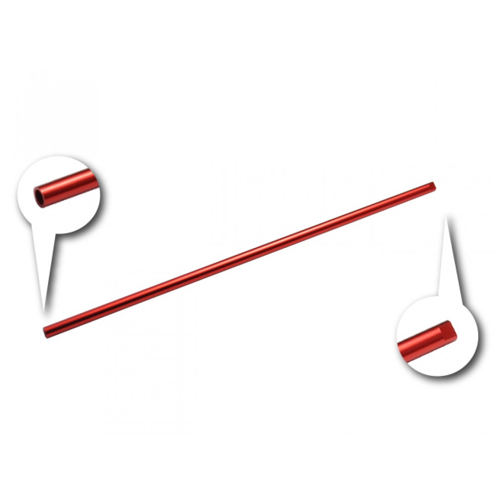 CNC Aluminum 120mm OD 3mm Tail Boom (RED) (for MH-MCPS005/X)