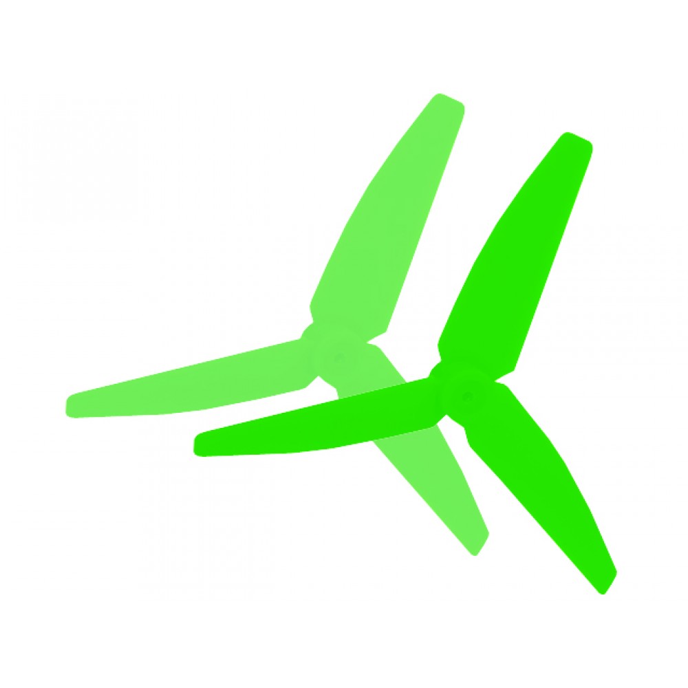 Plastic 3 Blade Propeller 45mm Tail Blade (GREEN) - MCPXBL / BL2