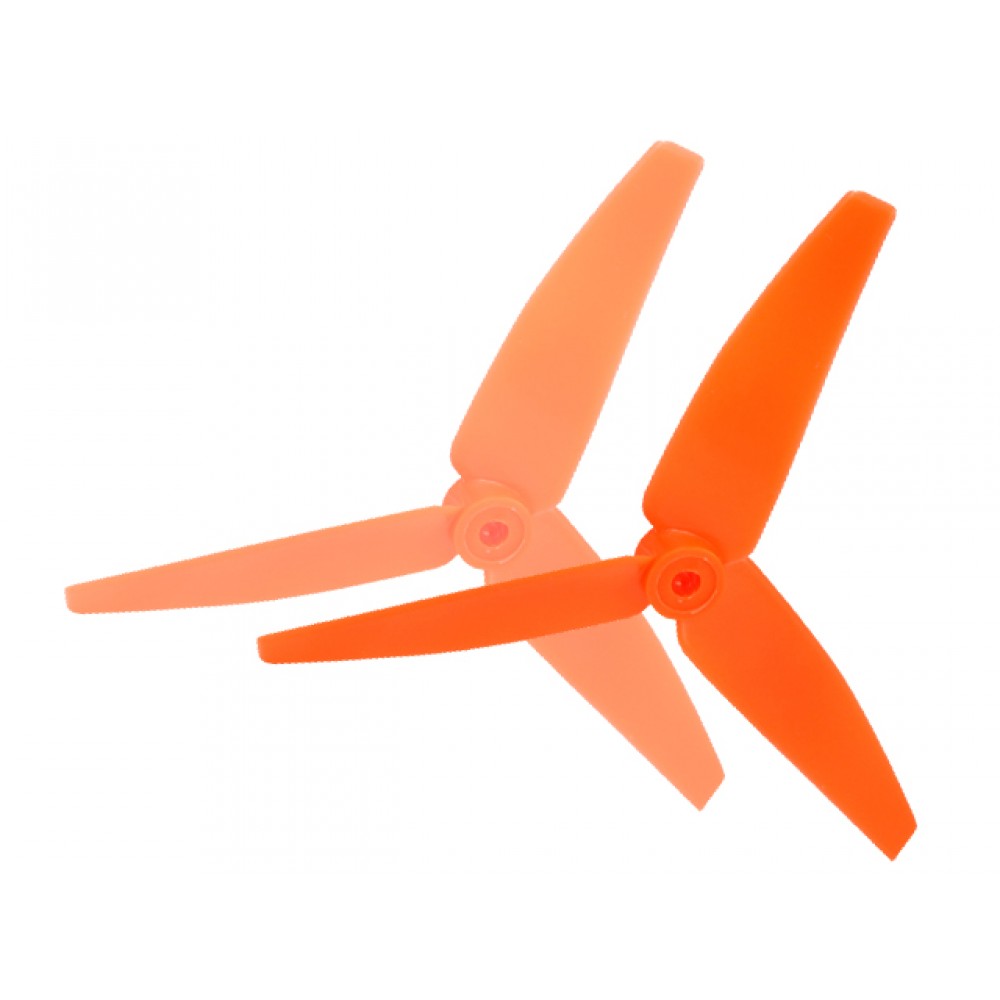 Plastic 3 Blade Propeller 45mm Tail Blade (ORANGE) - MCPXBL / BL2