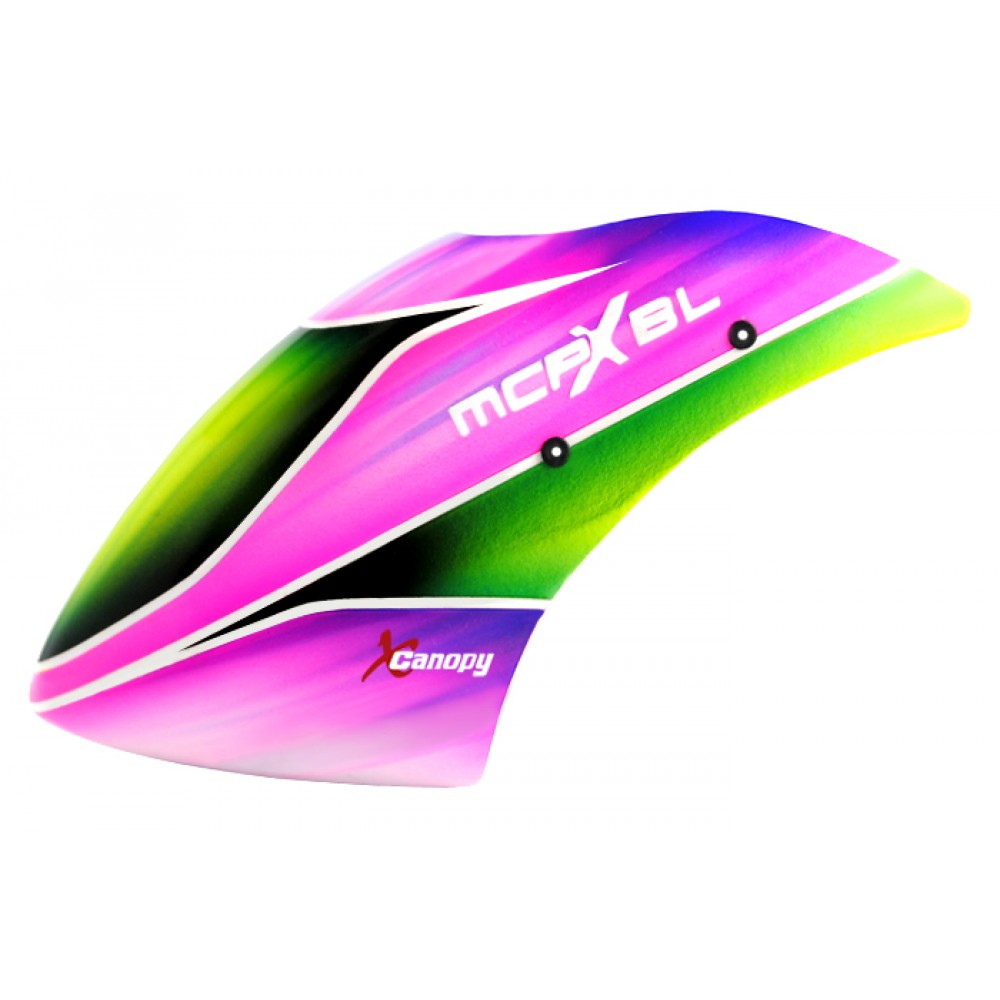 XCanopy Airbrush Fiberglass Chameleon Canopy - BLADE MCPXBL