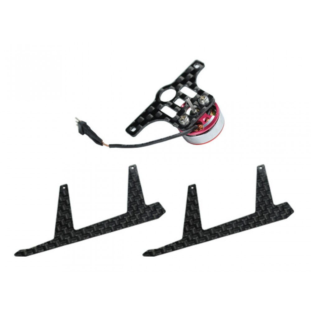 Brushless Motor 1103 13000KV w/ Carbon Fiber Landing Skids set