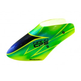 Airbrush Fiberglass Green Poison Canopy - BLADE NANO CPS