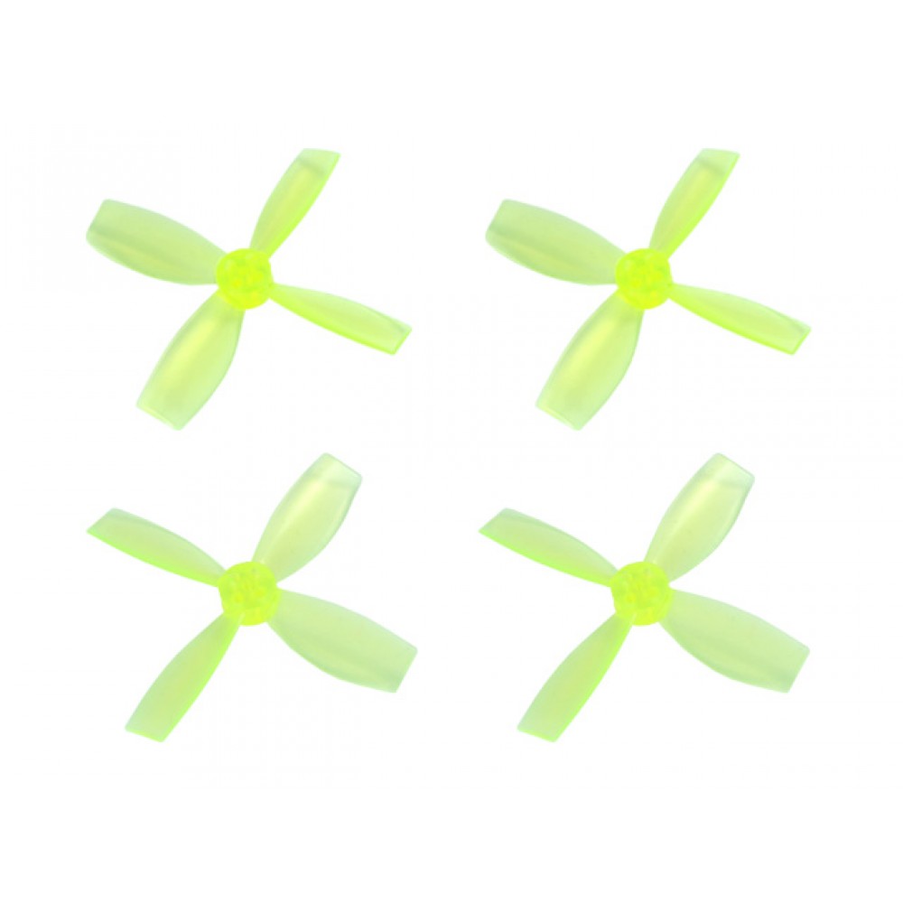 Plastic 4-Blade Propeller 2222 CW/CCW (YELLOW)