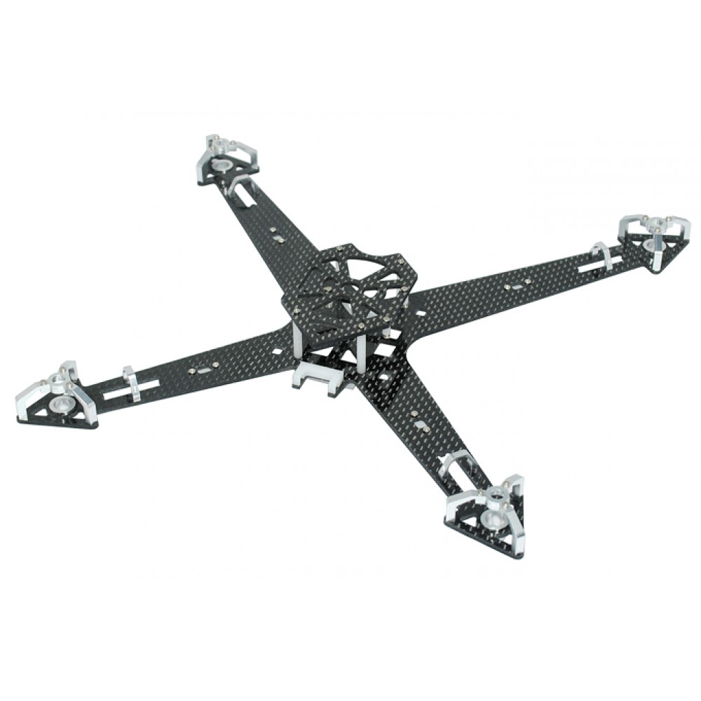 CNC Aluminum/Carbon Fiber Quadcopter Frame Kit - BLADE Zeyrok