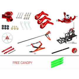 CNC Triple Blades Performance Package (RED) - BLADE 120 S / S2