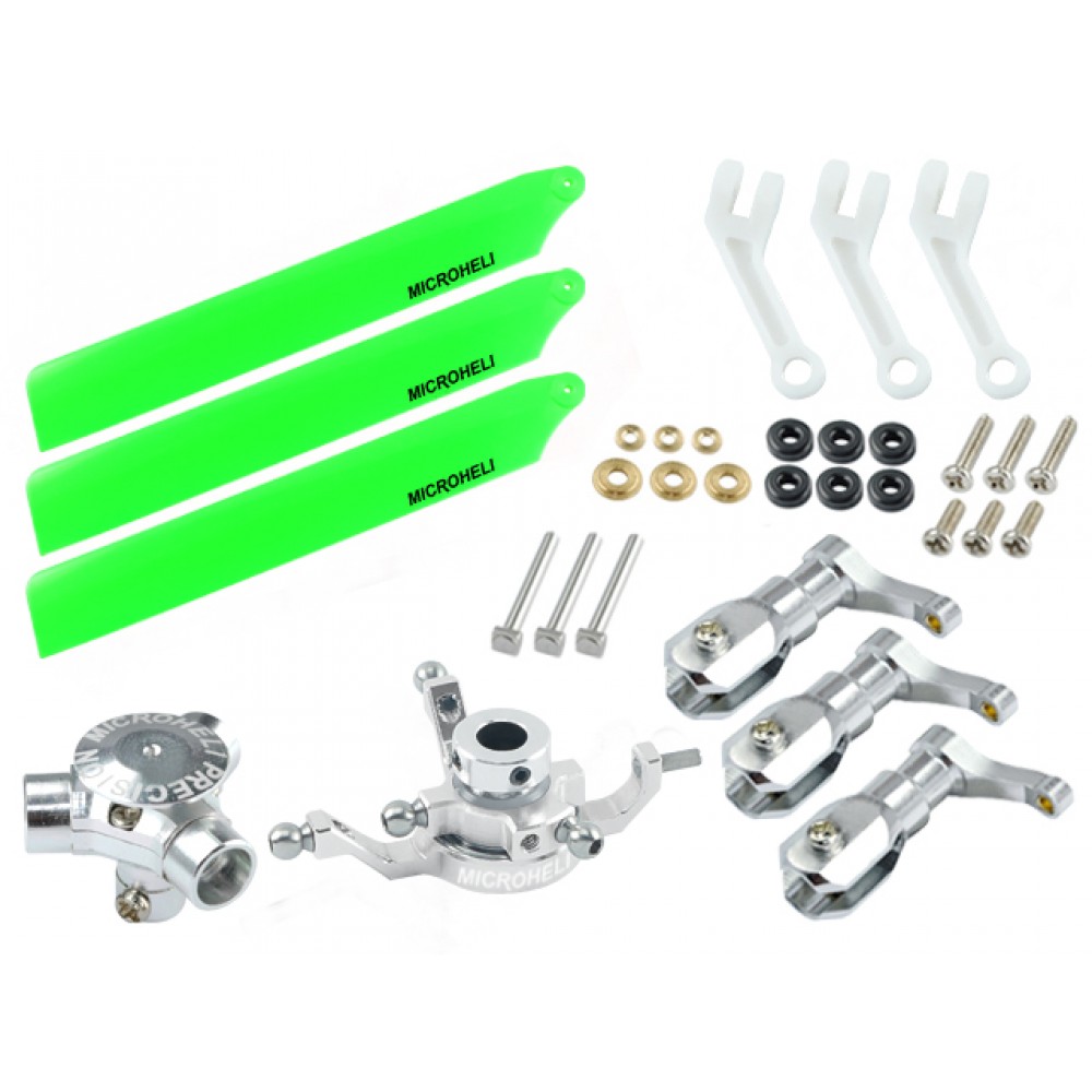 CNC AL/Plastic Triple Green Blade Conversion set - BLADE 120S/ S2
