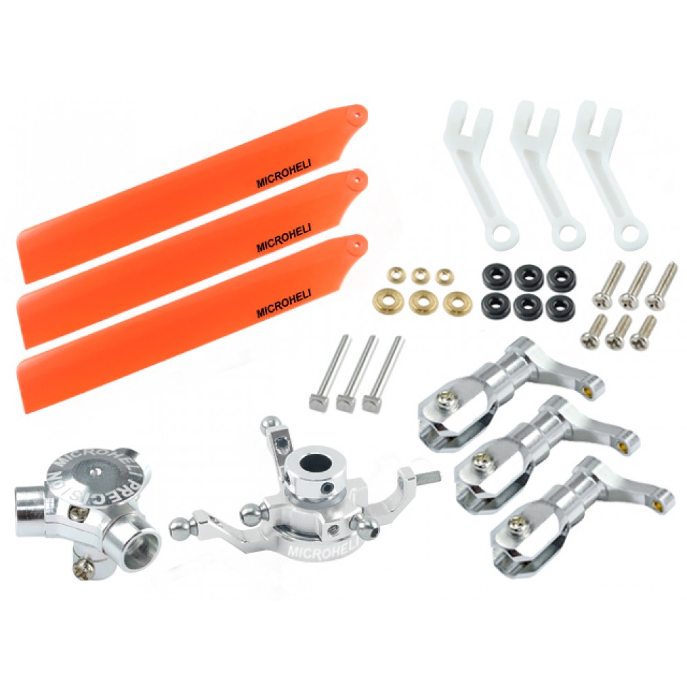 CNC AL/Plastic Triple Orange Blade Conversion set - BLADE 120S/ S2