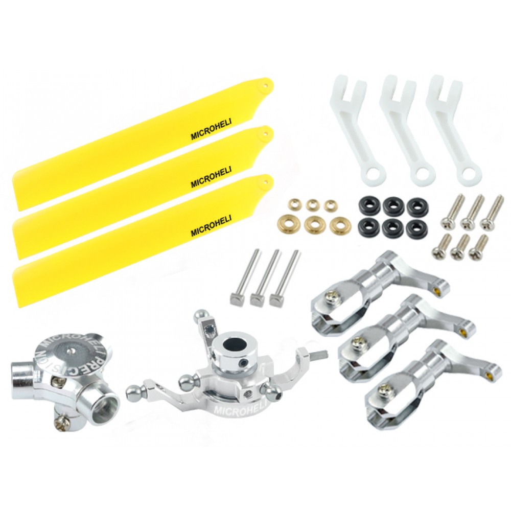 CNC AL/Plastic Triple Yellow Blade Conversion set - BLADE 120S/ S2