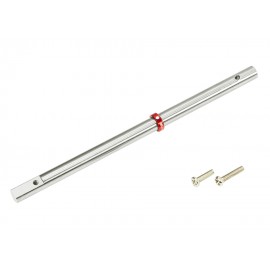 Precision CNC Hardened Steel Main Shaft w/ Collar (RED) - BLADE 120 S / S2