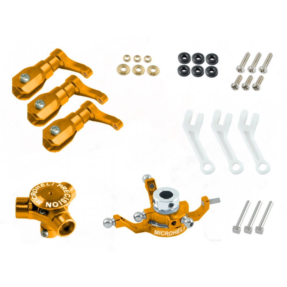 CNC Aluminum Triple Blade Conversion Set (GOLD)(For MH-120S201T Series)