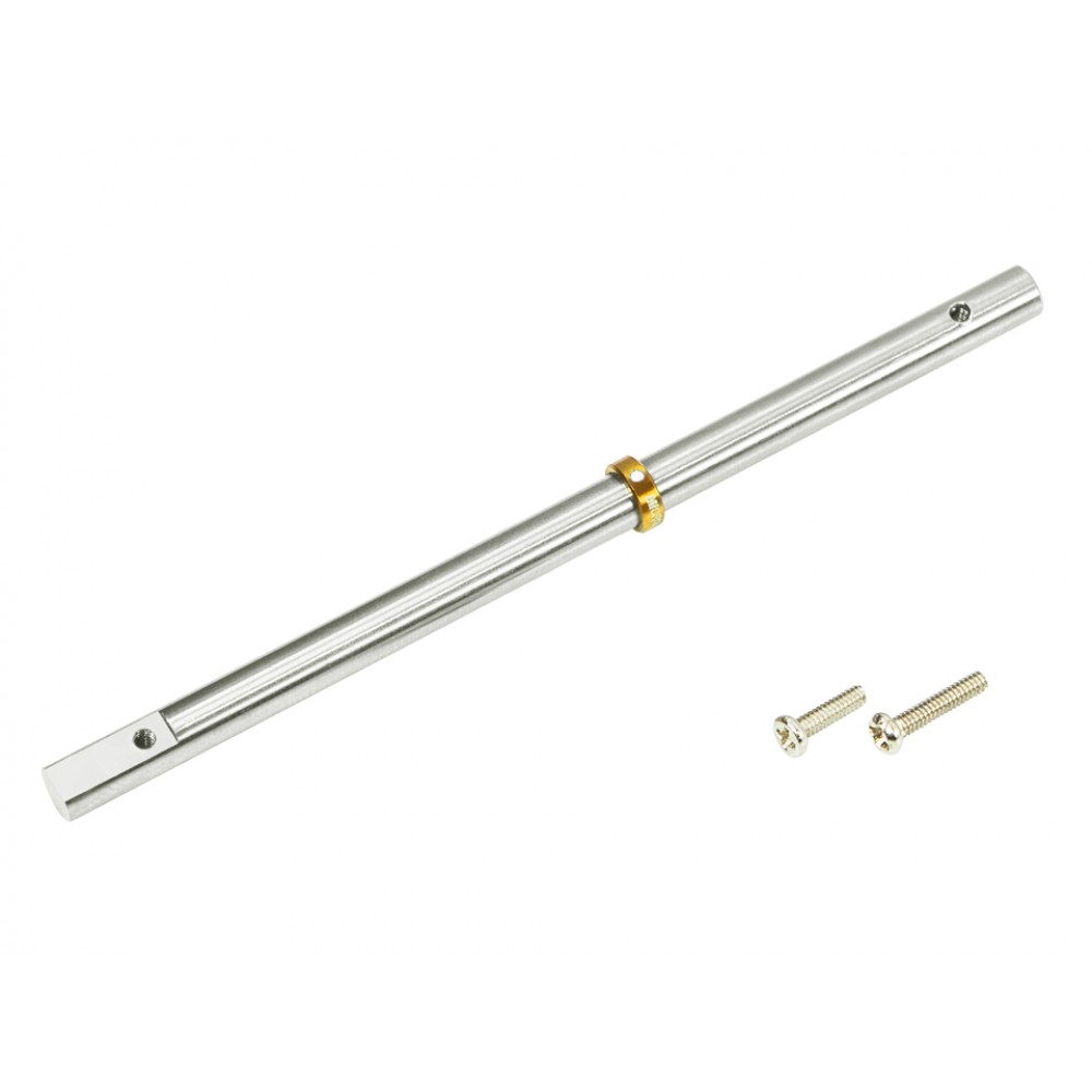 Precision CNC Hardened Steel Main Shaft w/ Collar (GOLD) - BLADE 120 S / S2