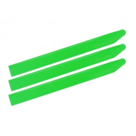 Plastic Triple Main Blade 125mm (GREEN) (For MH Triple Blade Conversion Set) - BLADE 130 X