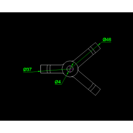 PLA 3D Printed Swashplate Leveler (RD) - BLADE 130X