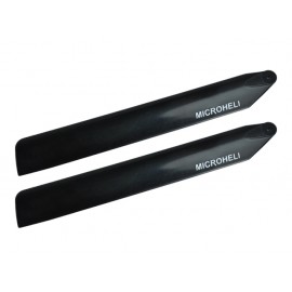 Plastic Main Blade 133mm (BLACK) - BLADE 130 S