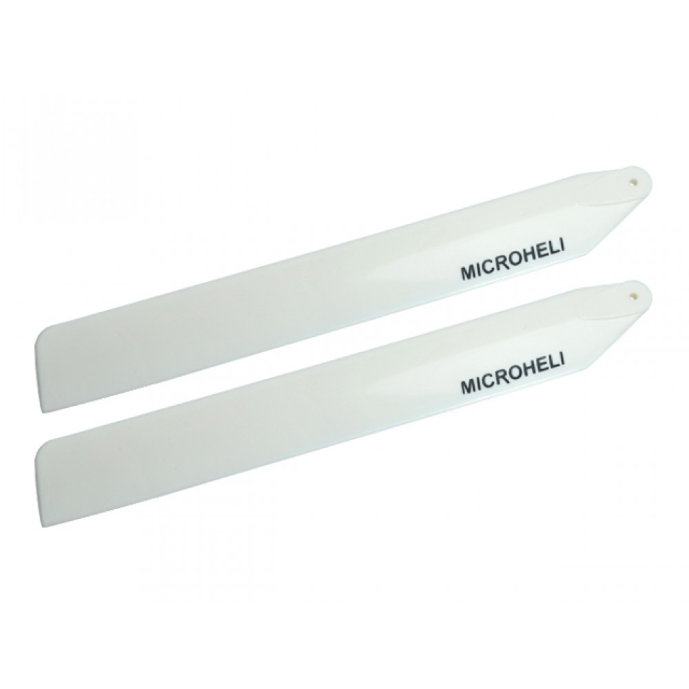 Plastic Main Blade 133mm (WHITE) - BLADE 130 S