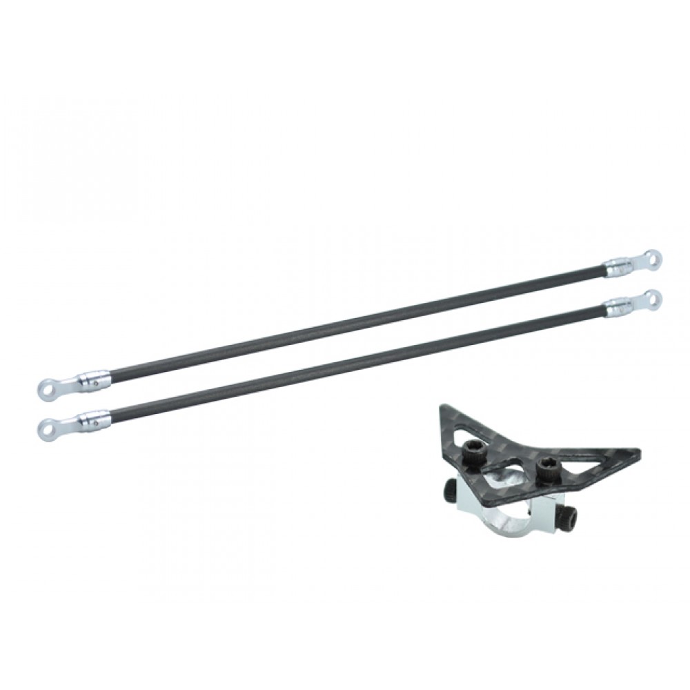 Aluminum/Carbon Fiber Tail Boom Support Mount set (for MH Main Frame series) 