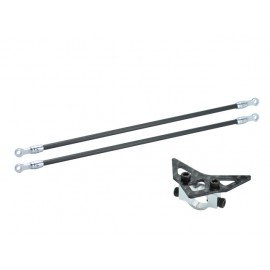 Aluminum/Carbon Fiber Tail Boom Support Mount set (for MH Main Frame series)