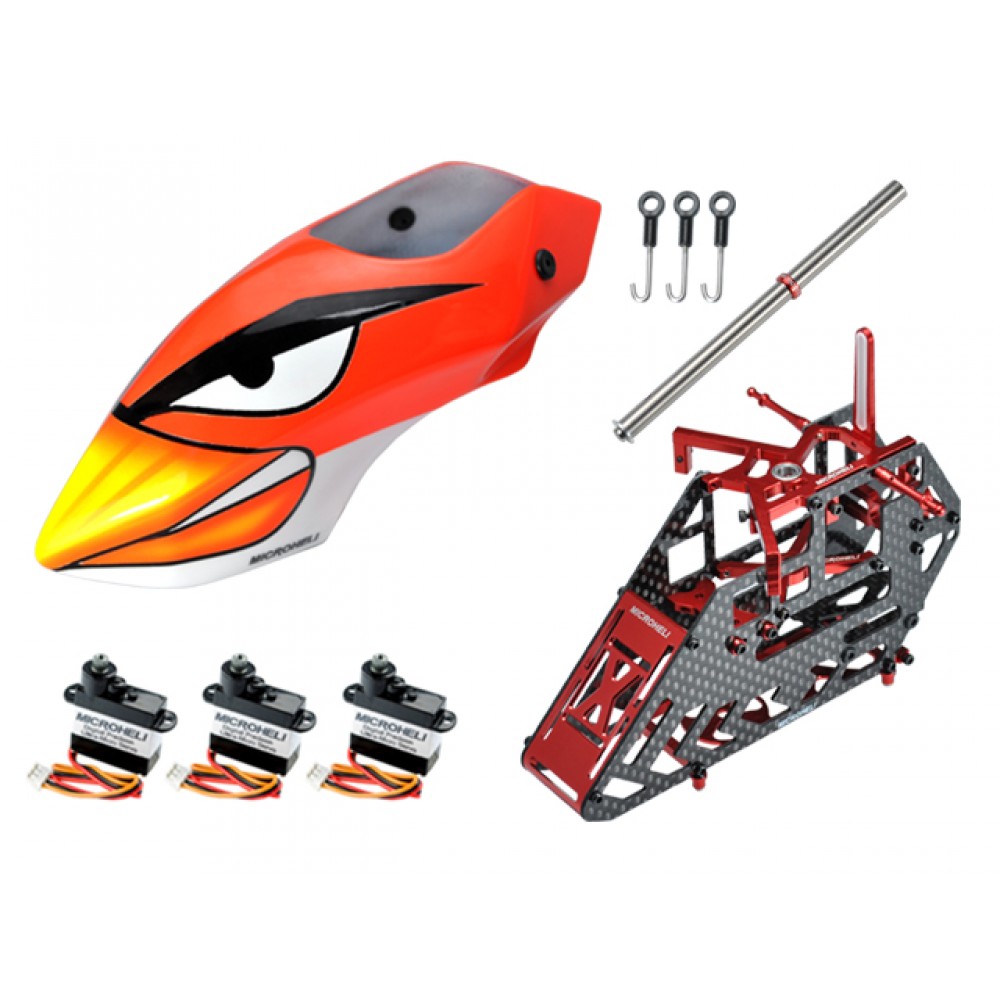 Advanced X Frame (RED) - BLADE 130 S