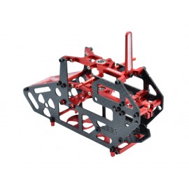 Aluminum/Carbon Fiber Main Frame (RED) - BLADE 130 S