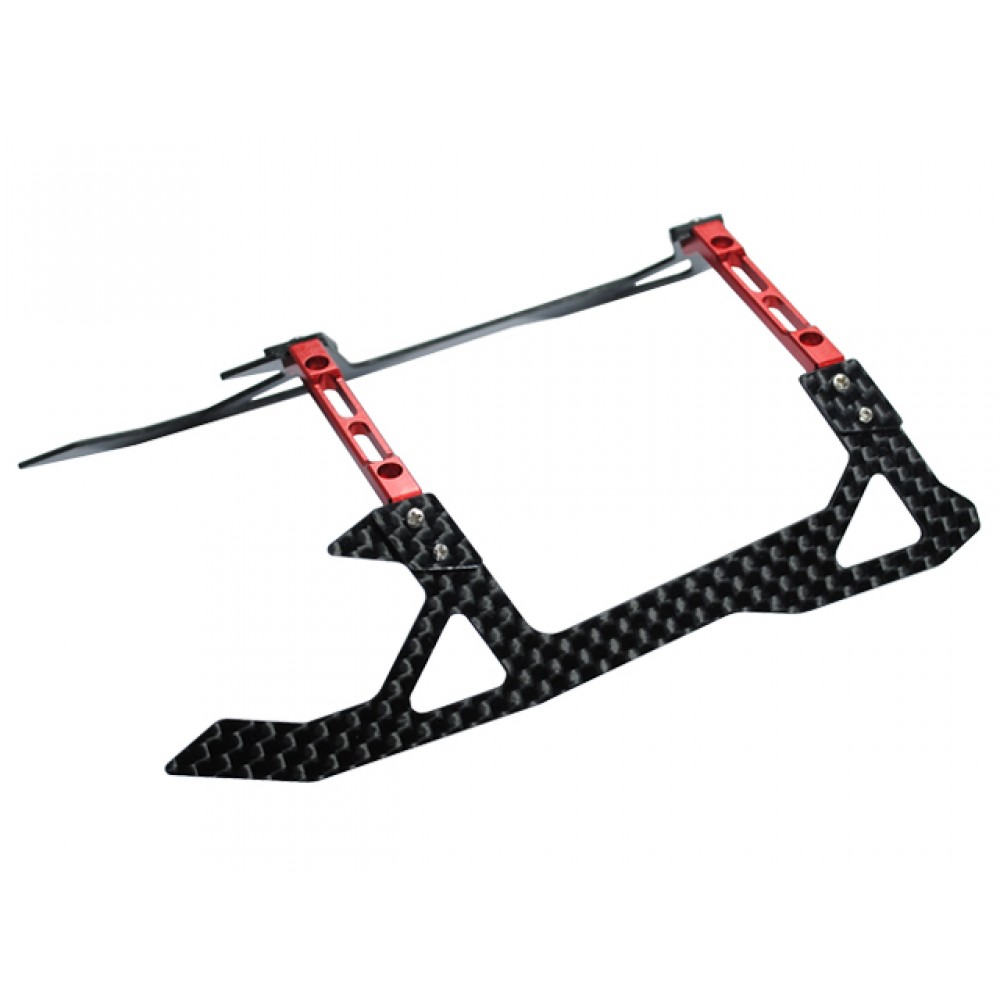 Aluminum/Carbon Fiber Landing Gear "NIKE" Style (R) - BLADE 130 S
