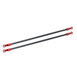 Aluminum/Carbon Tail Boom Support set (RED) (for MH Tail Boom Support Mount set series)