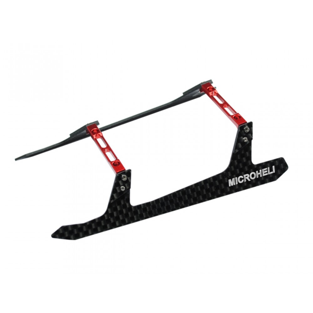 Low Profile Carbon Fiber Landing Gear "U" Style (R) - BLADE 130 S