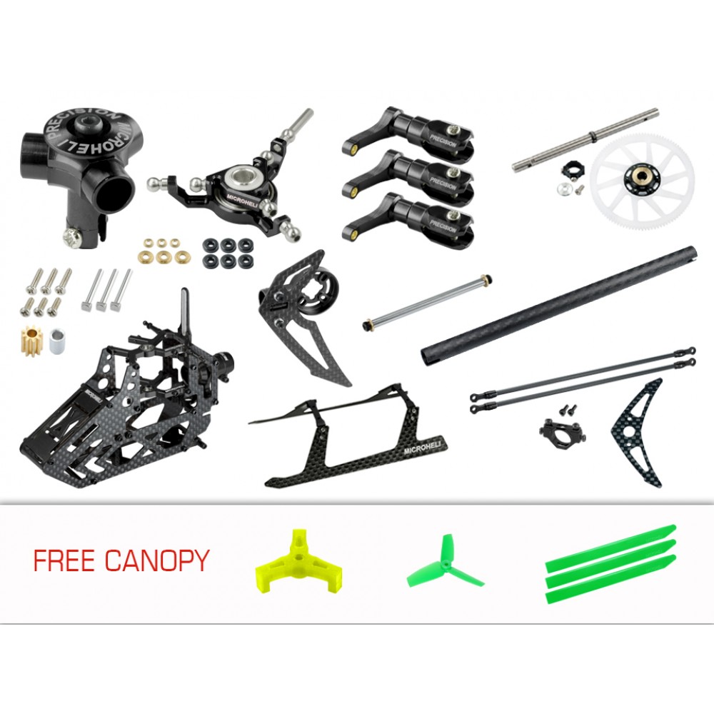 CNC Triple Blades Performance Package (BLACK) - BLADE 150 S / Smart