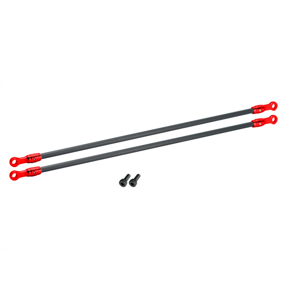 Alu/Carbon Tail Boom Support (RED)(for MICROHELI Tail Boom Support Set BLADE 150S)