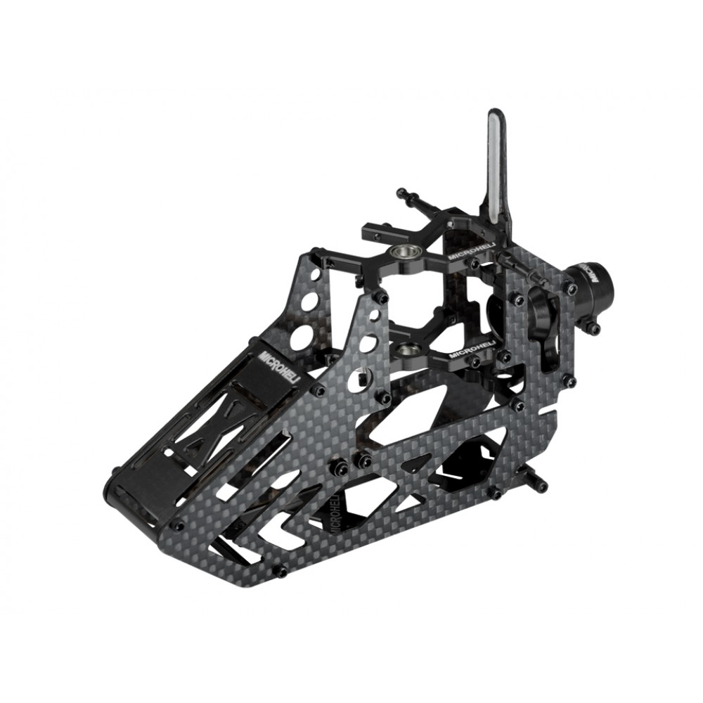Aluminum/Carbon Fiber Main Frame (BLACK) - BLADE 150 S / Smart