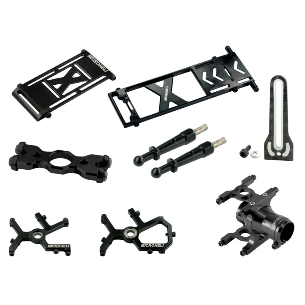 Support Upgrades Main Frame (BLACK) - BLADE 150 S / Smart