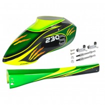 Airbrush Fiberglass Green Scratch Fuselage - BLADE 230S / V2 / Smart