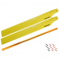 Aluminum Tail Boom w/ 250mm Main Blade Extension Combo (GOLD) - BLADE 230S / V2 / Smart 