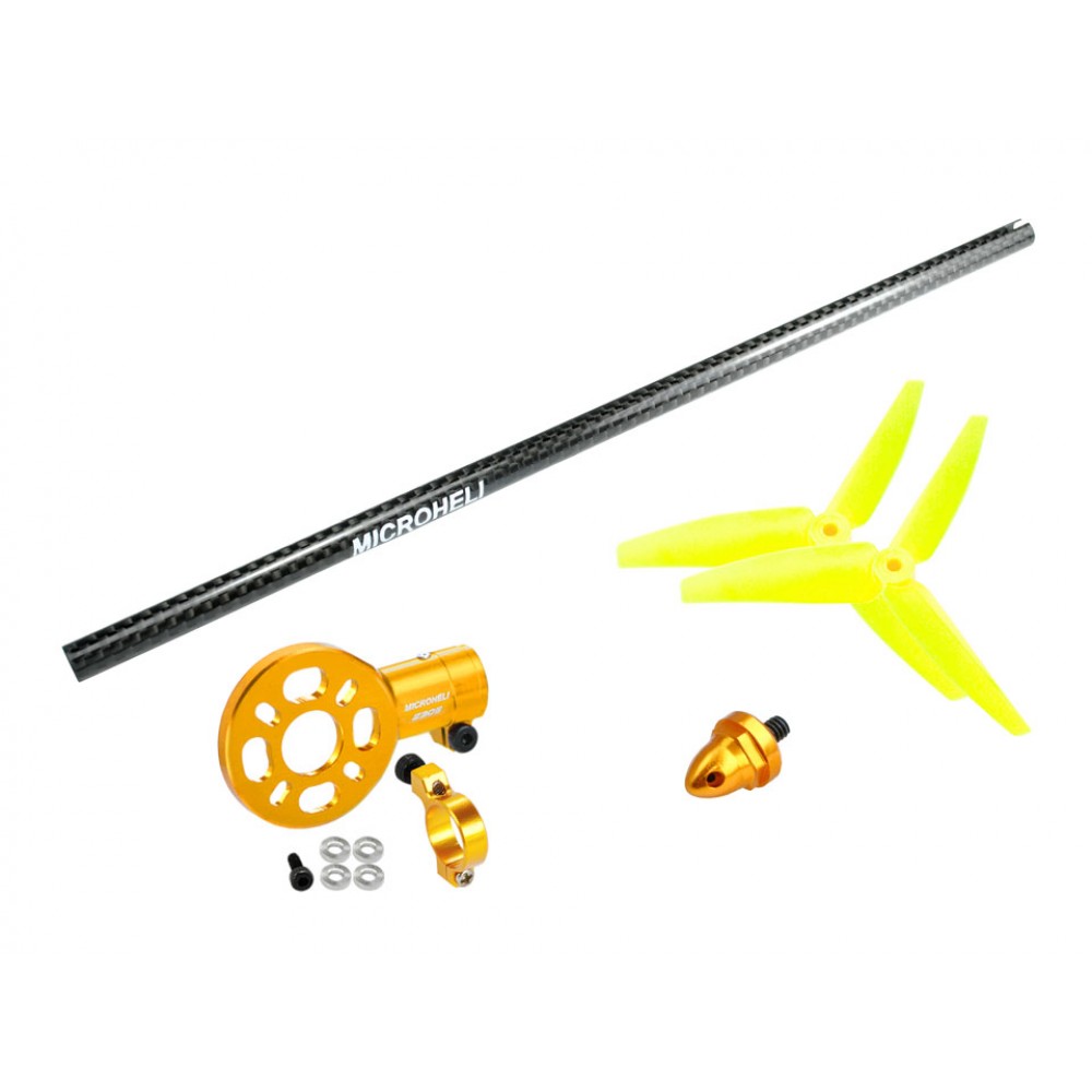 CNC Tail Power Package (GOLD) - BLADE 250 CFX / 230S / V2 / Smart