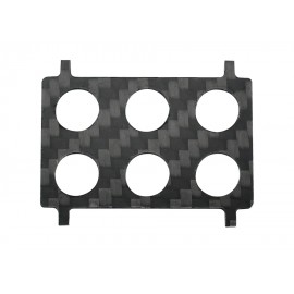 Aluminum/Matte Carbon Fiber Main Frame (RED) - BLADE 230S / V2 / Smart