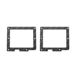 Aluminum/Matte Carbon Fiber Main Frame (RED) - BLADE 230S / V2 / Smart