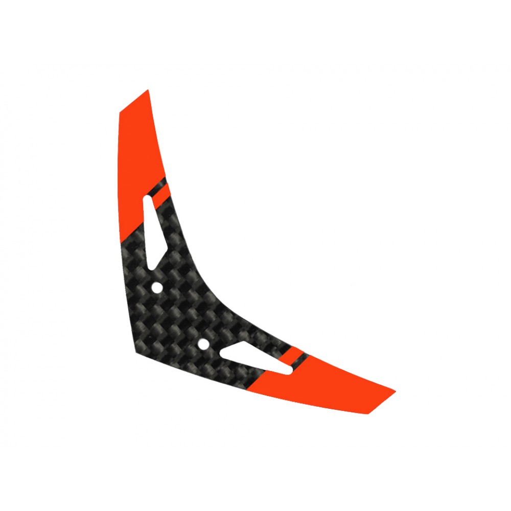 Carbon Fiber Horizontal Fin "G" Style (RD)(for MH Tail Boom Support Mount series)
