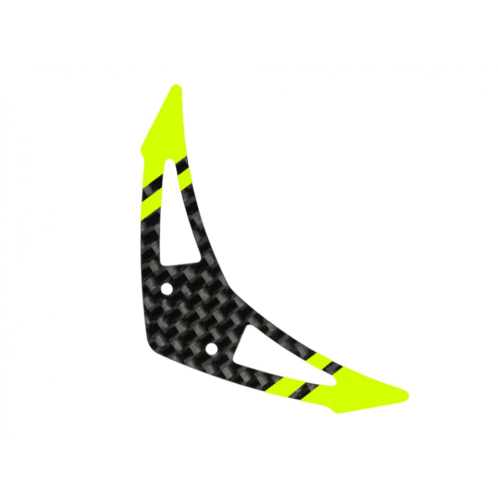 Carbon Fiber Horizontal Fin "F" Style (YL)(for MH Tail Boom Support Mount series)