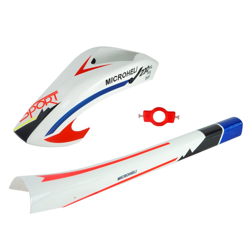 Airbrush Fiberglass King Cobra Fuselage (WT) - BLADE 230S / V2 / Smart