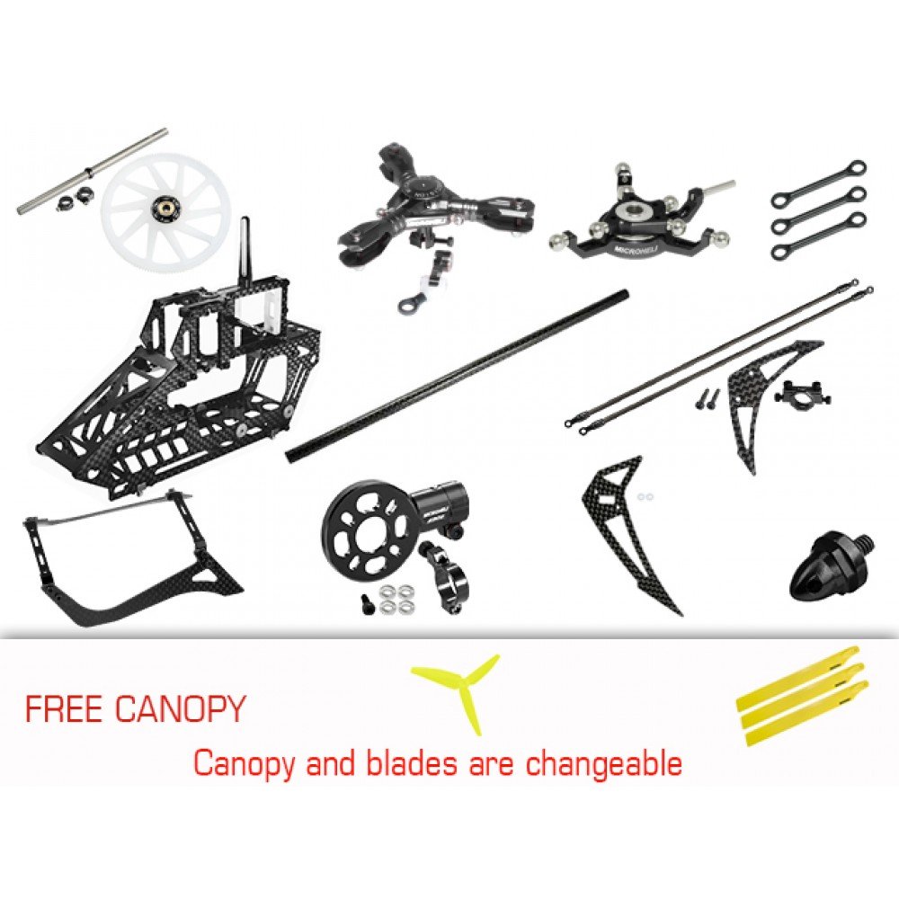 CNC Triple Blades Performance Package (BLACK) - BLADE 230S / V2 / Smart