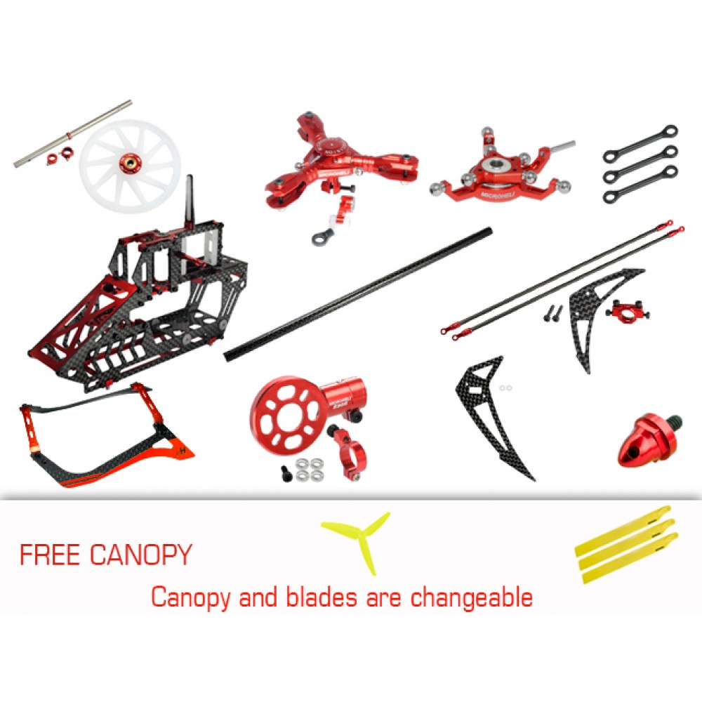 CNC Triple Blades Performance Package (RED) - BLADE 230S / V2 / Smart