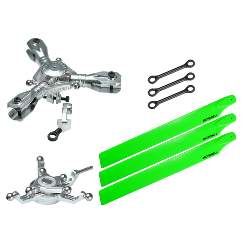 CNC Triple Green Plastic Blades Conversion set - BLADE 230S / V2 / Smart