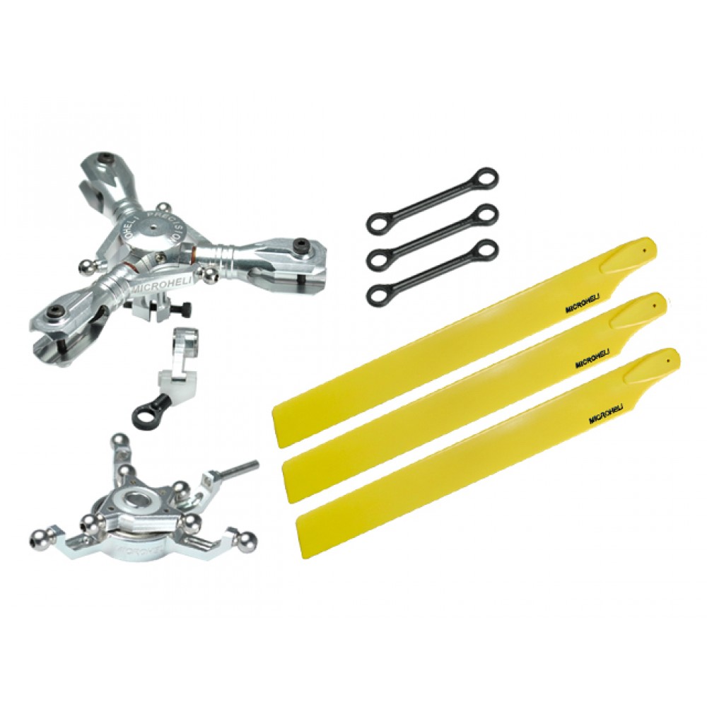 CNC Triple Yellow Plastic Blades Conversion set - BLADE 230S / V2 / Smart