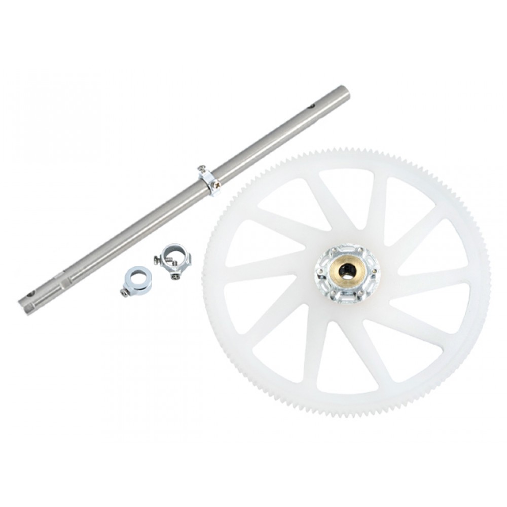 Titanium Main Shaft/CNC Delrin Main Gear/Auto-Rotation Hub set - BLADE 230S / V2 / Smart / REVOLUTION 235 CP