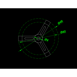 PLA 3D Printed Swashplate Leveler (RD) - BLADE 250 CFX / 230S / 230S V2 / Smart