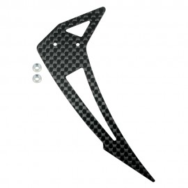 Carbon Fiber Vertical Fin "F" Style - BLADE REVOLUTION 235 CP
